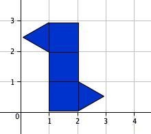 Consider the net of a triangular prism where each unit on the coordinate plane represents-example-1