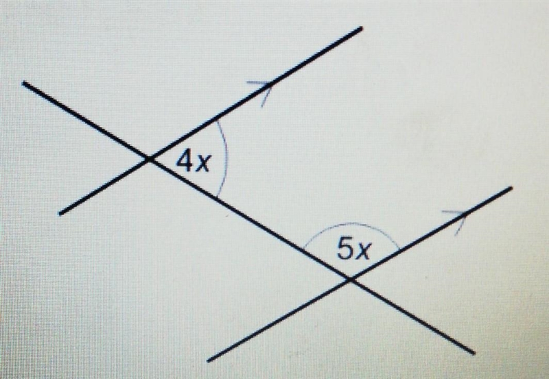 Work out the value of x. Need answer soon :) ​-example-1