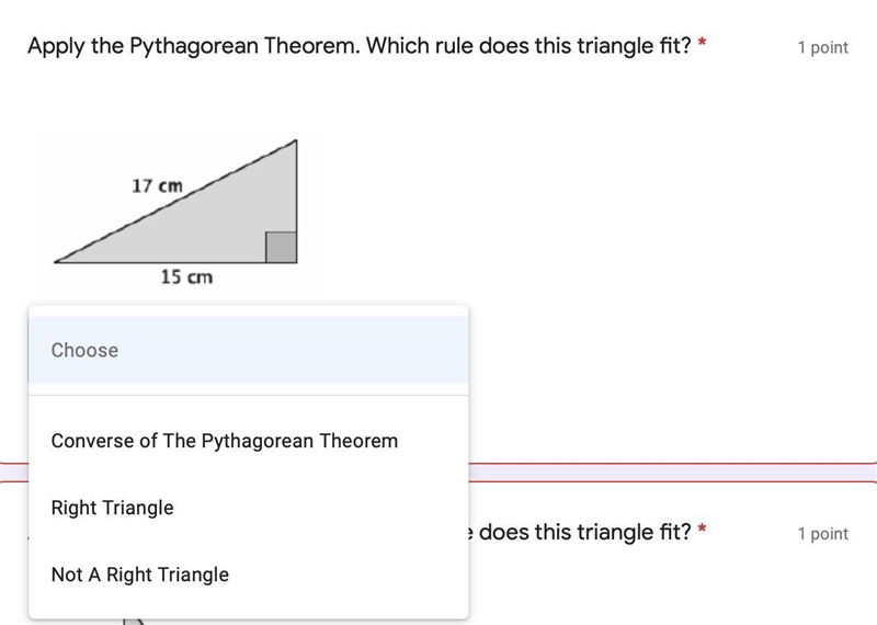 Apply the Pythagoren Theorem. Which rule does this triangle fit? -Converse of the-example-1