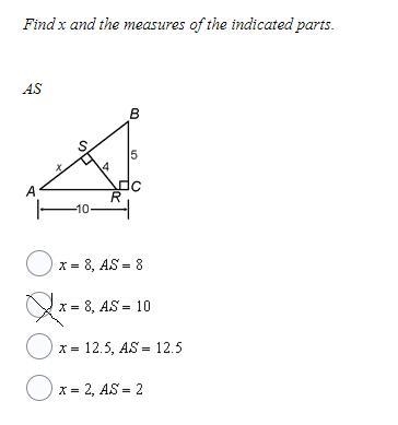 Please help!!! please 6. Find x and the measures of the indicated parts.-example-1