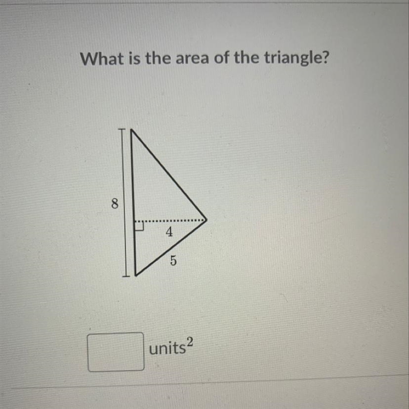 Please help me find the area of the triangle?-example-1