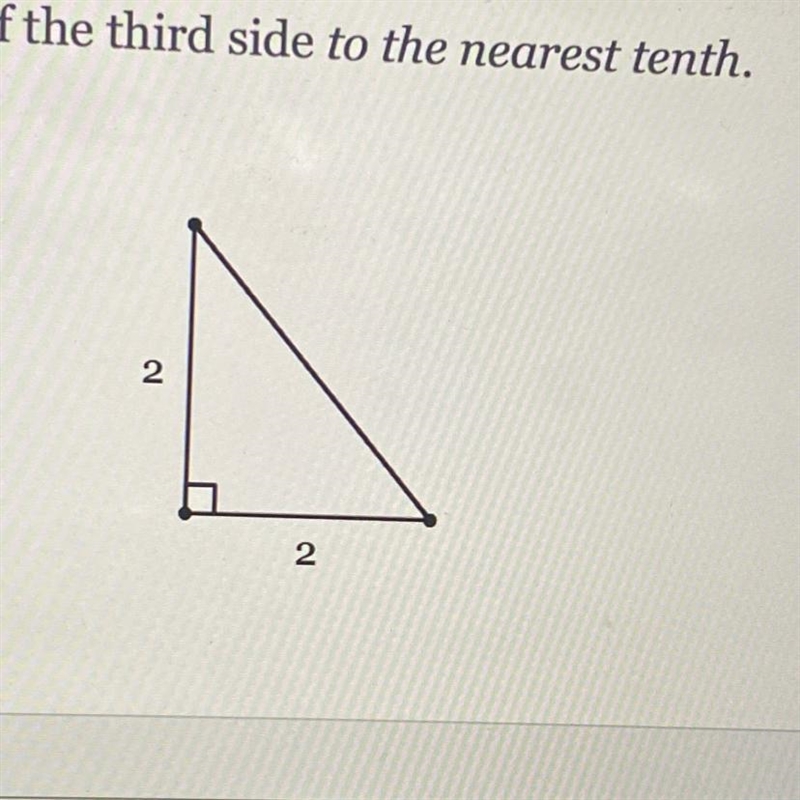 Find the length of the third side to the nearest 10th-example-1