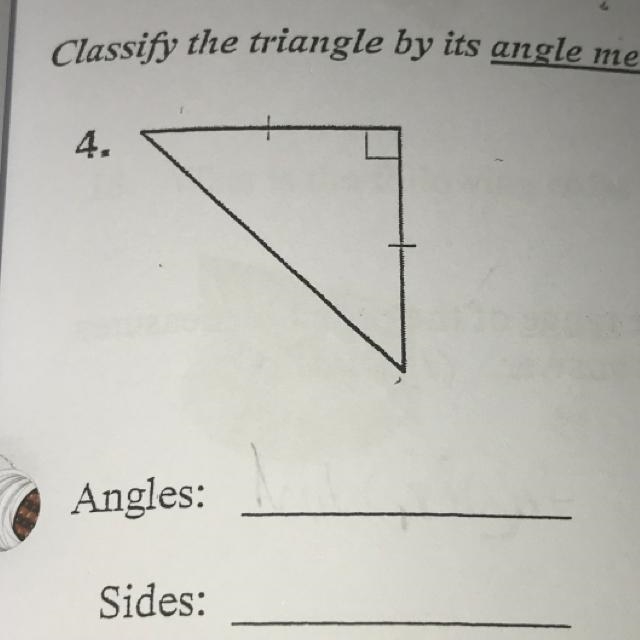 I need help finding the angle measurements and side lengths.-example-1