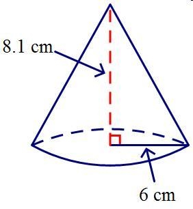 Find the volume of the cone. Round your answer to the nearest hundredth.-example-1