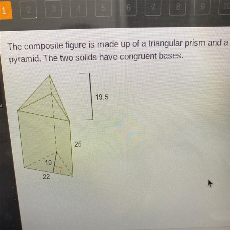 What is the volume of the composite figure? 715 units 2,035 units 2,750 units 3,465 units-example-1