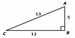 Consider this right triangle. Select the ratio equivalent to tan(A).-example-1