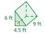 Find the volume of the prism. Write your answer as a decimal-example-1