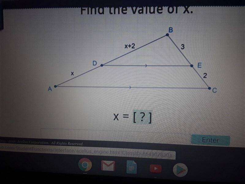 Find the value of x.-example-1