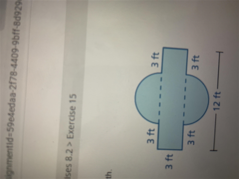 Find the perimeter of the figure to the nearest hundredth.-example-1