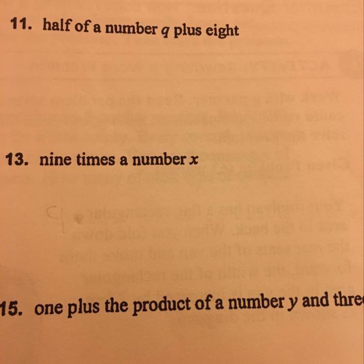 Can someone help me with these questions You have to write then in a expression-example-1