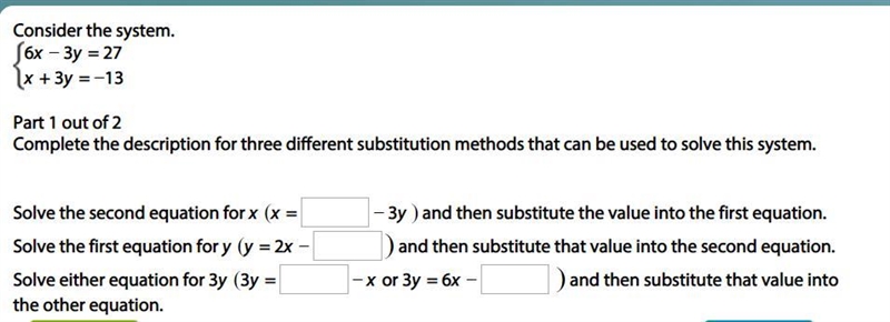 I DONT KNOW HOW TO SOLVE SYSTEMS BY SUBSTITUTION PLEASE HELP-example-1