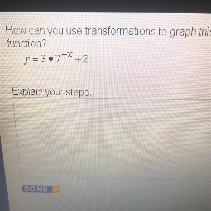 How can you use transformations to graph this function?-example-1