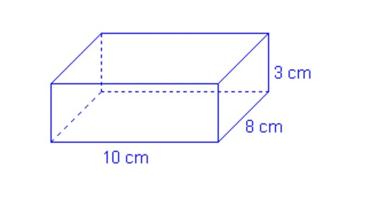 What is the volume of the right rectangular prism? A prism has a length of 10 centimeters-example-1