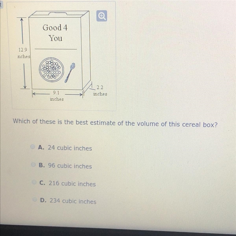 Which of these is the best estimate of the volume of this cereal box?-example-1