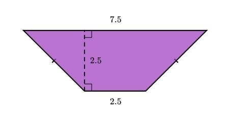 Find the area of the shape shown below.-example-1