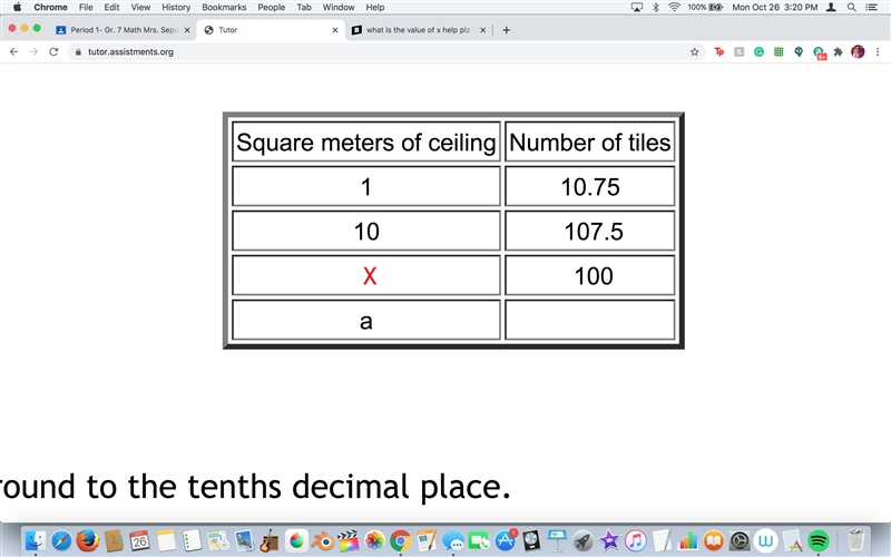 Help plz What is the value of the red X? Write your answer in decimal form and round-example-1