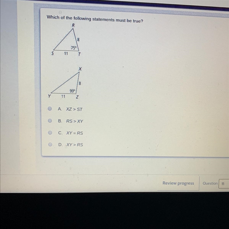 I need your help on geometry finals question 11-example-1