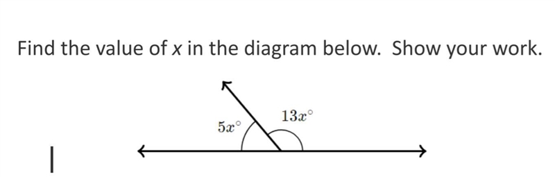 Find the value of x in the diagram below.-example-1