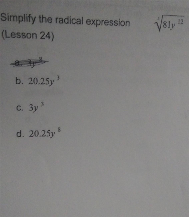 The answer is not a​-example-1