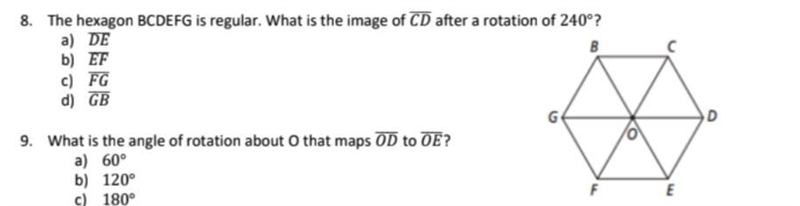 Homework help! Pls answer the question below (ignore #9, just answer #8 and look at-example-1