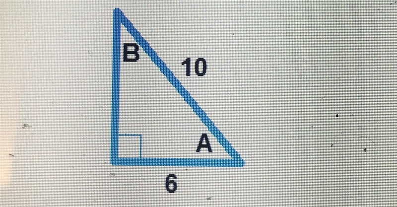 Choose an inverse function and use SohCahToa to find angle A.-example-1