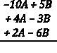 If you arrange the like terms in the same columns, you can perform addition of polynomials-example-2