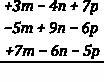 If you arrange the like terms in the same columns, you can perform addition of polynomials-example-3