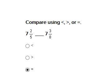 Need help plz Compare using <, >, or =.-example-1