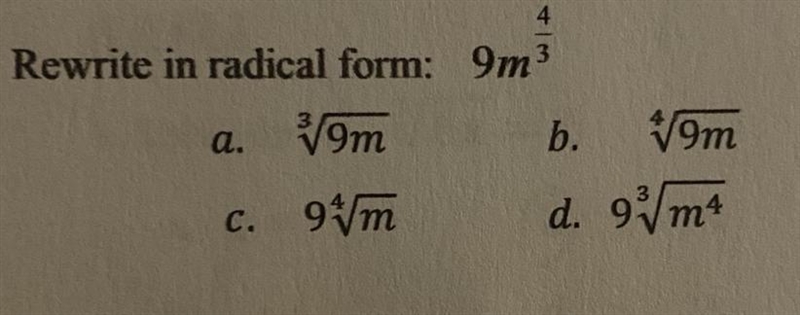 Rewrite in radical form-example-1