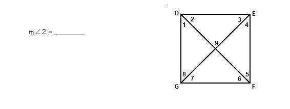 PLEASE HELP!!! The figure shown below is a square. Give the angle value (numerical-example-1