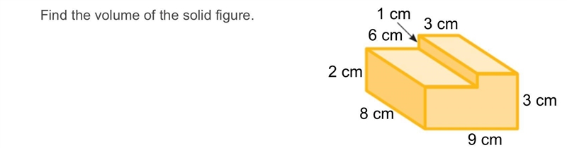 Please find volume Of the 3D shape-example-1