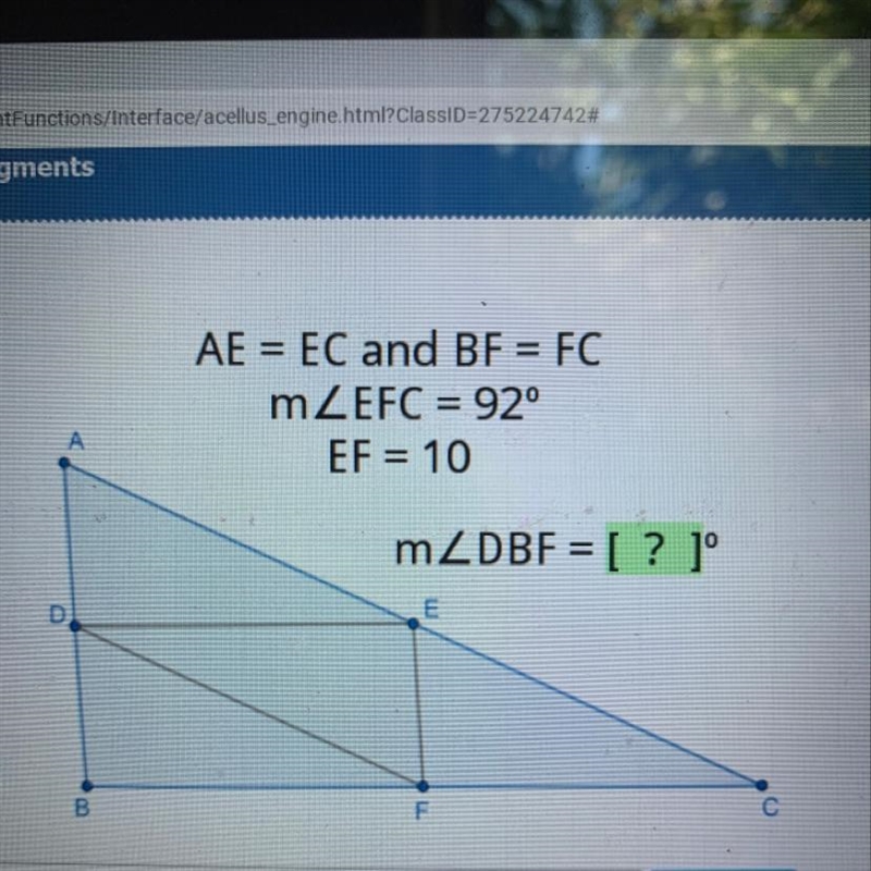 What does DBF equal to ?-example-1