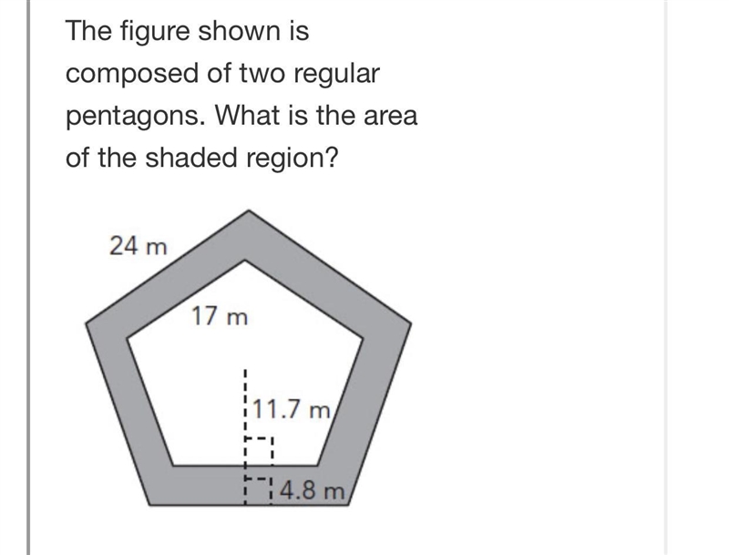 Can anyone help with this lol-? The figure shown is composed of two regular pentagons-example-1