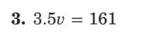 3.5v=161 Does v=46 ?-example-1