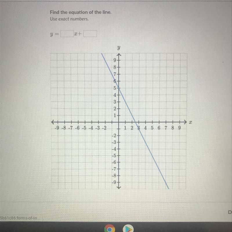 Find the equation of the line.-example-1