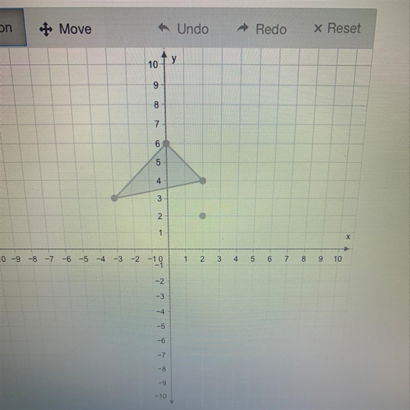 Graph the image of this figure after a dilation with a scale factor of 2 centered-example-1