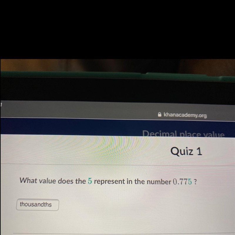 What value does the 5 represent in the number 0.775-example-1