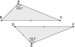 Can the two triangles be proven congruent through SSS or HL? answers: A) No, the triangles-example-1