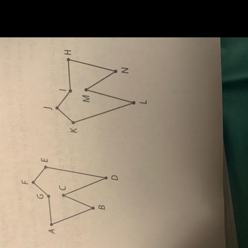 3. For each pair of shapes, decide whether or not the two shapes are congruent. Explain-example-1