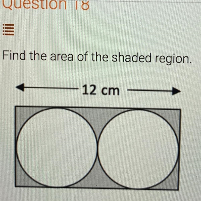 Find the area of the shaded region-example-1