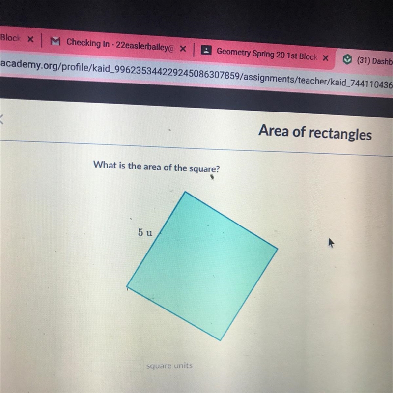 What is the area of the square units-example-1