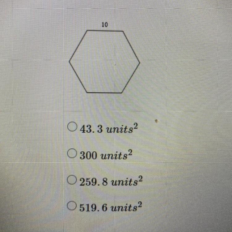 Find the area of the regular polygon-example-1