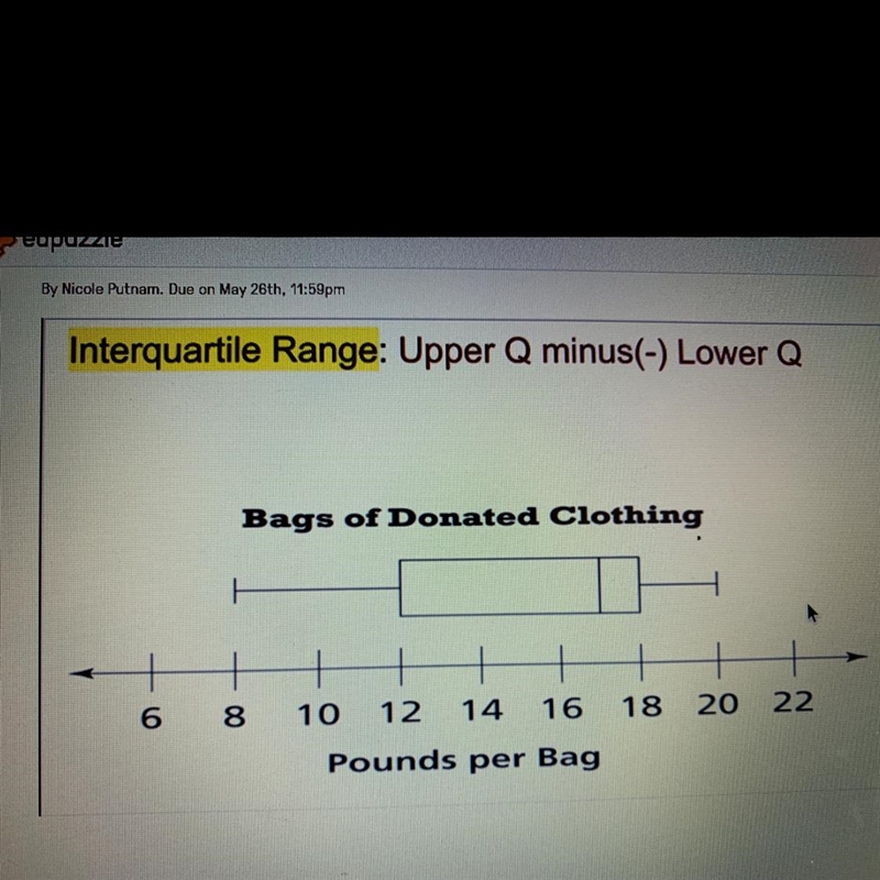 What is the interquartile range-example-1