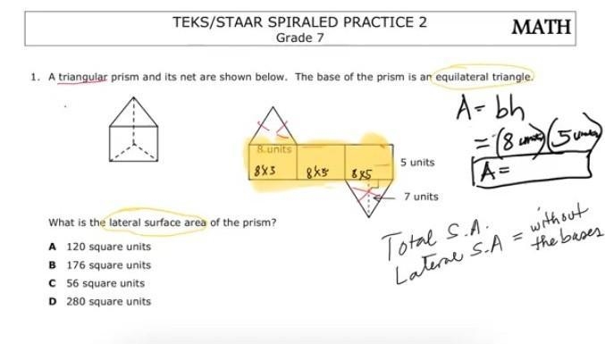 What is the lateral surface area?​ please help me if you can thank you :)-example-1