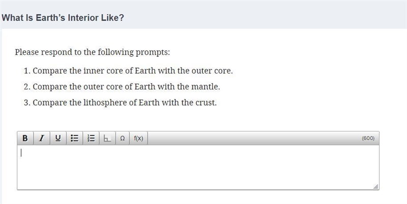 What is Earth's interior like?-example-1