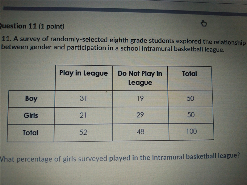 PLEASE HELP ME GREATLY APPRECIATED A 42% B 52% C 58% D 50%-example-1