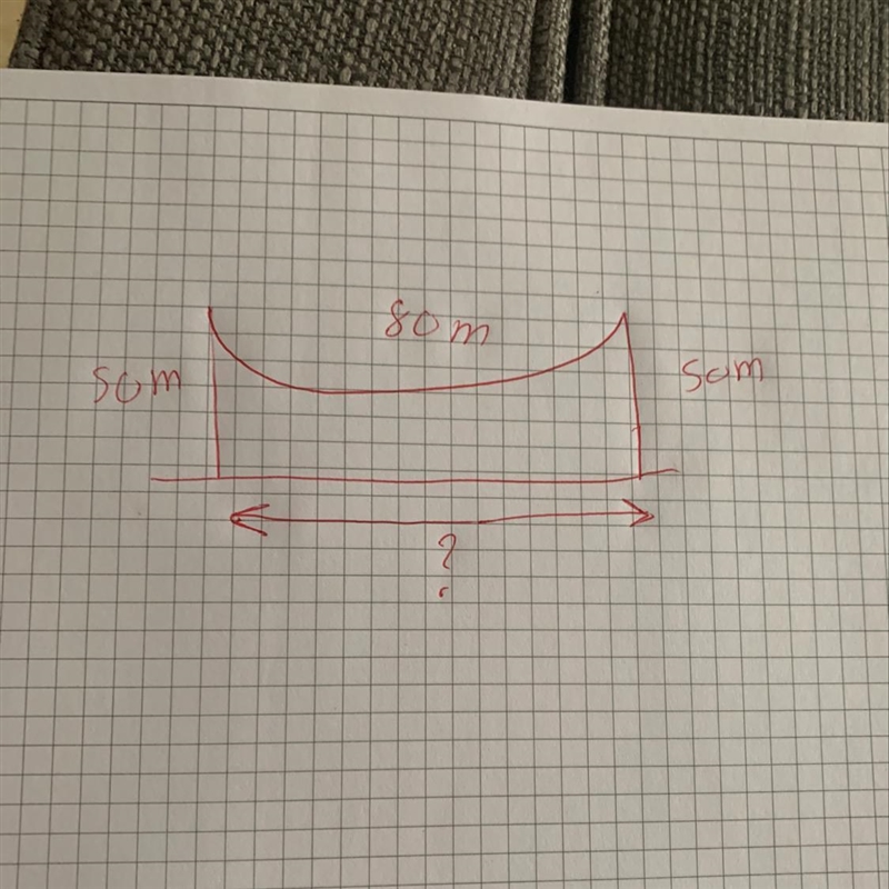 How far apart are the poles?-example-1