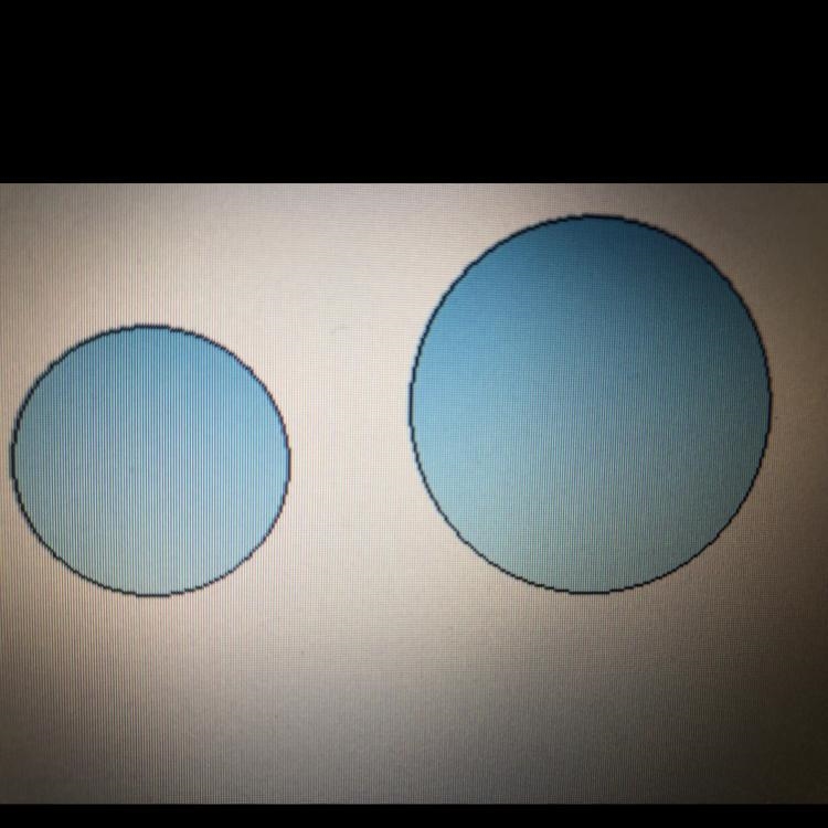 If the area of the larger circle is 25 times the area of the smaller circle, then-example-1