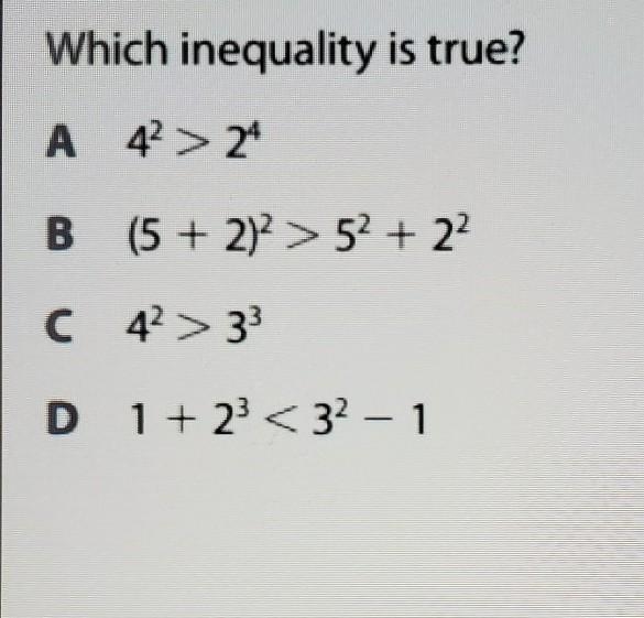 Which inequality is true for 50pts​-example-1