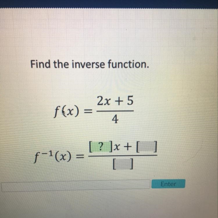 Find the inverse function. Please help me!!!-example-1